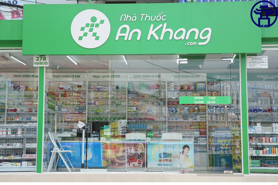 Hệ thống nhà thuốc An Khang của Thế Giới Di Động. Địa chỉ tại Hà Nội