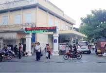Cổng chính bệnh viện hữu nghị Việt Đức