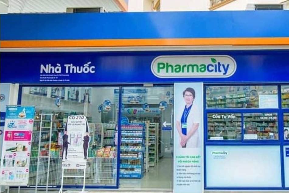 Hình ảnh mặt trước nhà thuốc Pharmacity