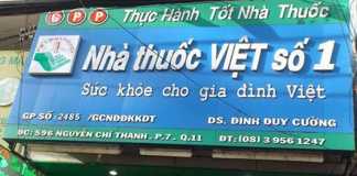 Mặt trược nhà thuốc Việt số 1