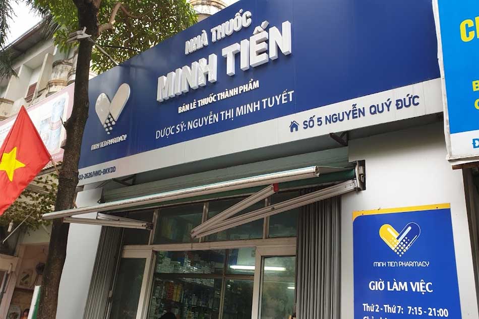 Nhà thuốc Minh Tiến – Nguyễn Quý Đức ở đâu?