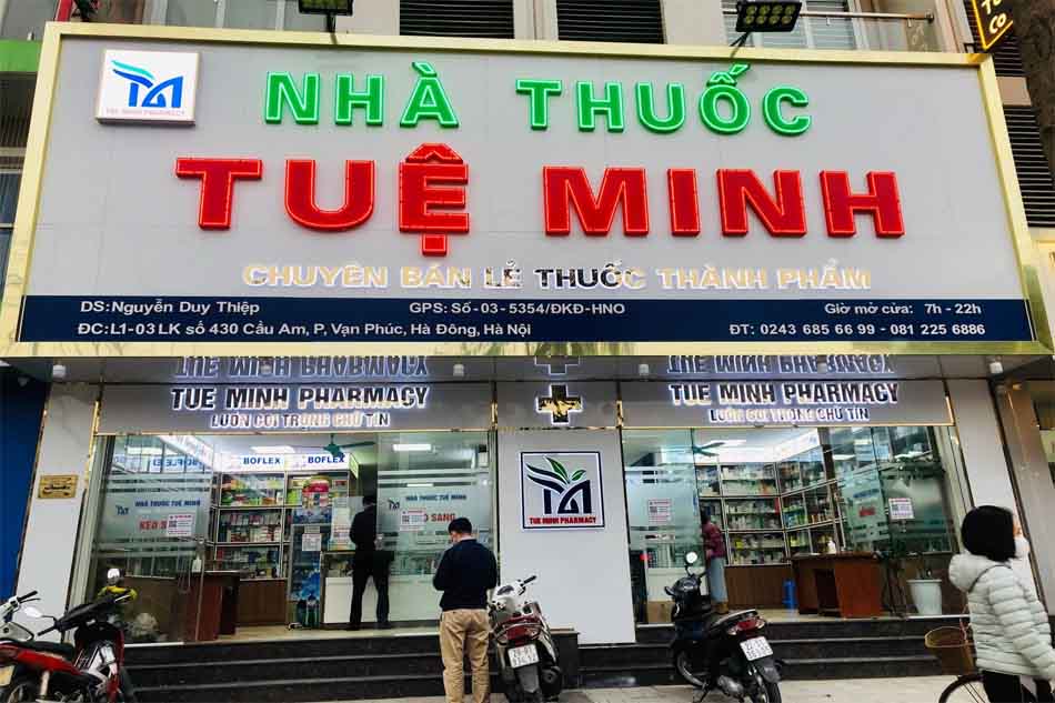 Nhà thuốc Tuệ Minh có bao nhiêu cơ sở? Có uy tín không?