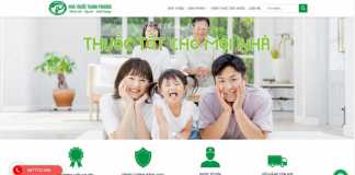Trang web Nhà thuốc Thanh Phương